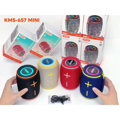 Hmiso KMS-657 Mini IPX6 Portable Bluetooth Speaker with LED Light wholesale | M2TEC