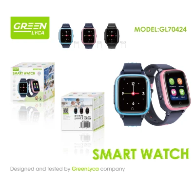 4G Child Smart Watch with Video Called Green Lyca GL70424 wholesale M2TEC wholesaler