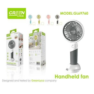 Ventilador de Mano 400mAh 3 Velocidades Green Lyca GL69760