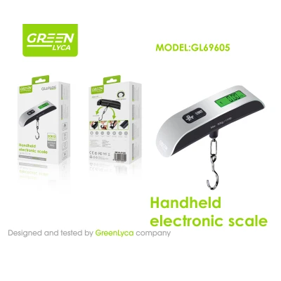 Green Lyca GL69605 Electronic Handheld Scale 50kg