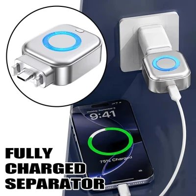 Separador de Carga USB Tipo C Auto-Eject X01 con Corte Automático de Carga