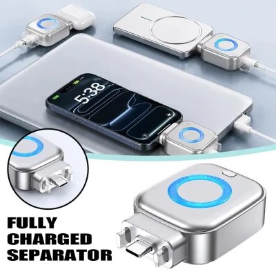 Separador de Carga USB Tipo C Auto-Eject X01 con Corte Automático de Carga