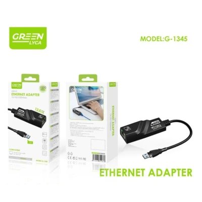Adaptador Internet RJ45 USB 1000 Mbps Green Lyca G-1345 %category-name%