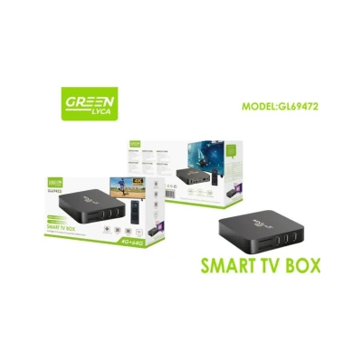 Smart TV Box MXQ PRO 4G+64G Android 14.0 4K UHD | Green Lyca