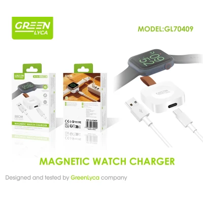 Carregador magnético para Apple Watch Green Lyca GL70409 50 cm