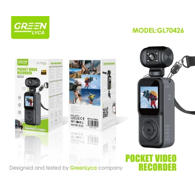 Grabadora de vídeo de bolsillo Green Lyca GL70426 Full HD