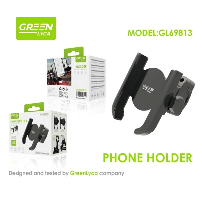 Green Lyca GL69813 phone holder for bicycle and motorcycle