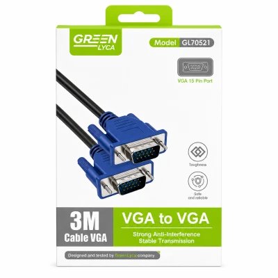 Cabo VGA a VGA 3 m Green Lyca GL70521