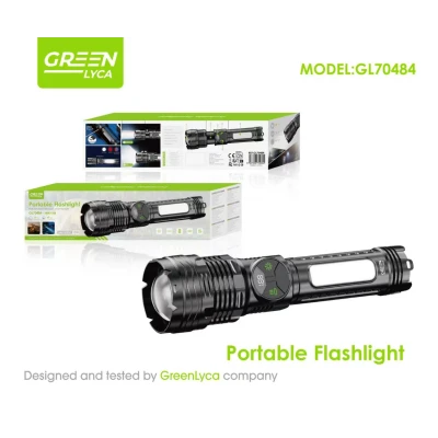 Linterna portátil Green Lyca GL70484 con luz lateral COB