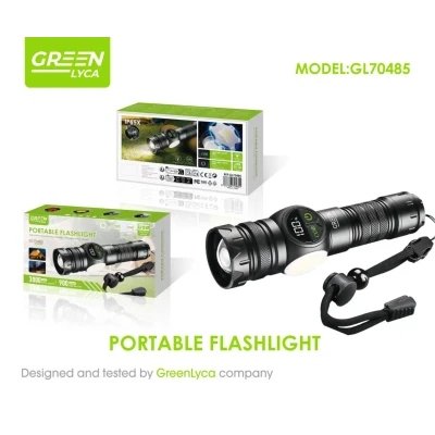 Linterna portátil Green Lyca GL70485 recargable por USB