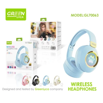 Auriculares inalámbricos Green Lyca GL70063 con diseño de pata