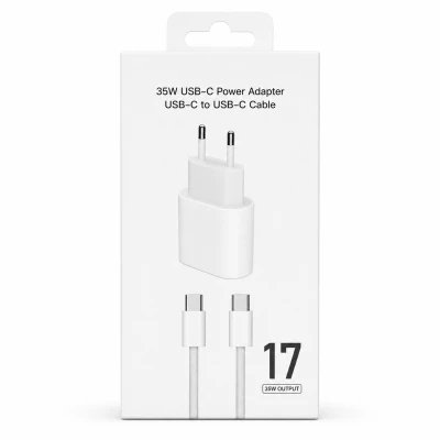 Cargador USB-C 35W con Cable USB-C a USB-C Modelo 17