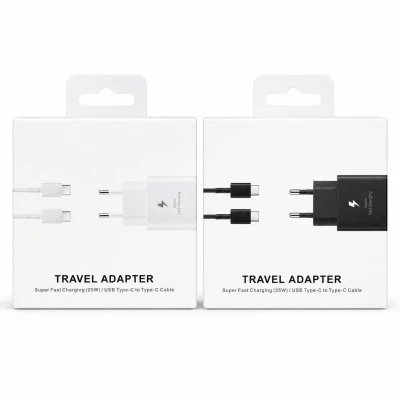 Chargeur USB-C 25W de charge rapide avec Câble USB-C à USB-C