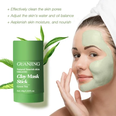 Lot de masseur facial + masque au thé vert en gros | M2TEC M...