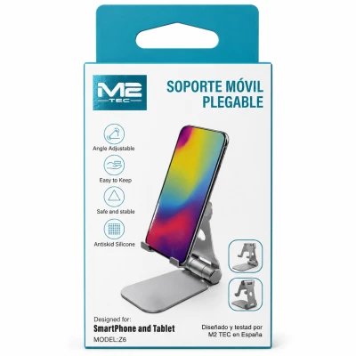 Support Mobile Pliable M2 TEC Z6 pour smartphone et tablette