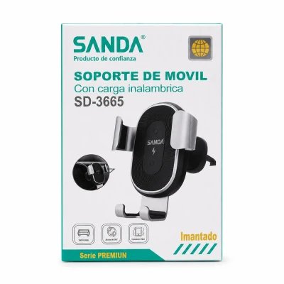 SANDA SD-3665 Support mobile de chargement sans fil magnétique