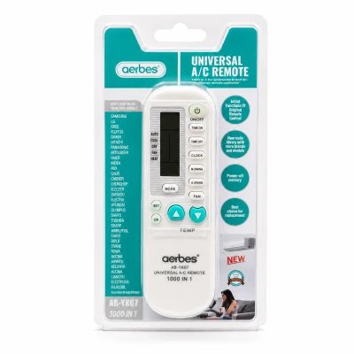 Mando universal de aire acondicionado aerbes 1000 en 1