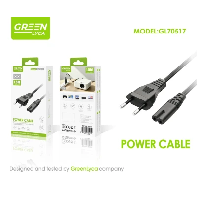 Cable de Alimentación a C7 1,5 m Green Lyca GL70517