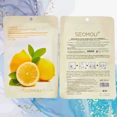 Masques faciaux à la vitamine C en gros | M2TEC Grossiste