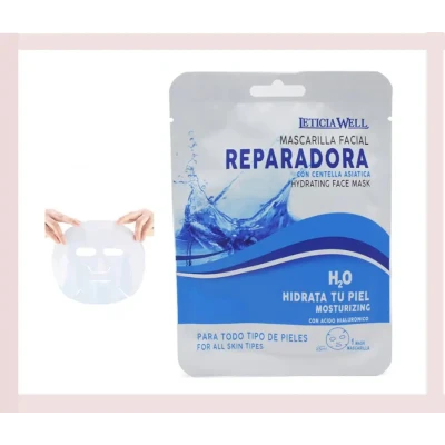 Mascarilla Facial Reparadora Leticia Well - 25ml H2O