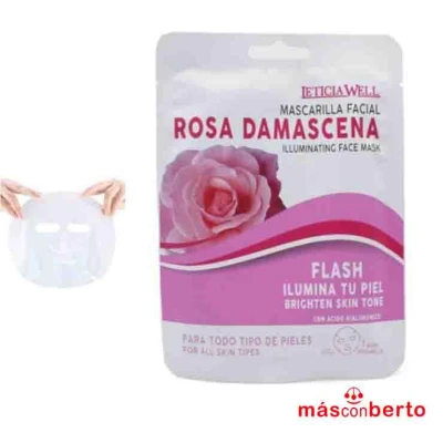 Masque facial Rosa Demascena en gros | Grossiste M2TEC