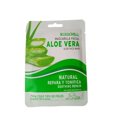 Masques faciaux à l'aloe vera en gros | M2TEC Grossiste