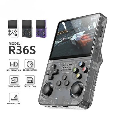 R3S6 Console, Retro Games and Video Player - Compact and Lightweight...