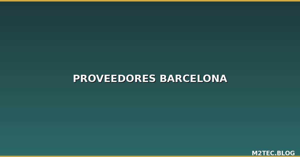 Proveedores Electrónica al Por Mayor en Barcelona