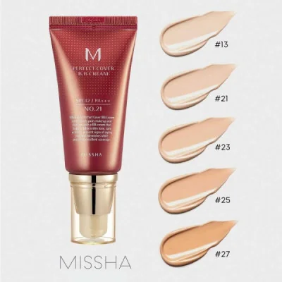 MISSHA M PERFECT COVER BB CREAM SPF42 PA++++ N23 NATURAL BEIGE 20 M...