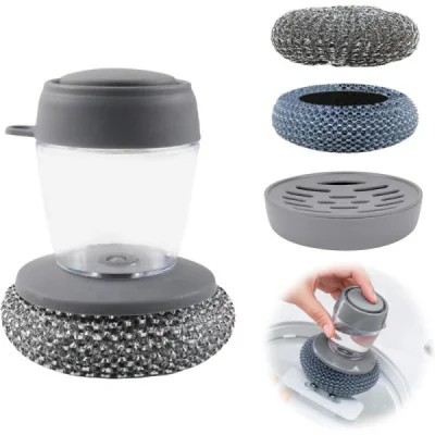 Esponja para Sarten con Dispensador paraCocina