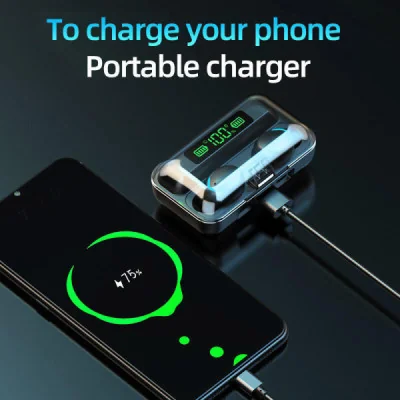 Auriculares inalámbricos F9 LED paraAuriculares Inalámbricos