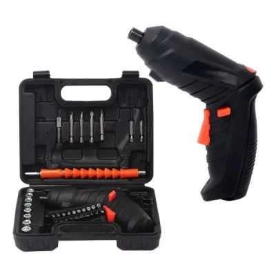 Destornillador Inalámbrico 4.8V con 47 Piezas  Herramienta Versátil para Todo Tipo de Trabajos