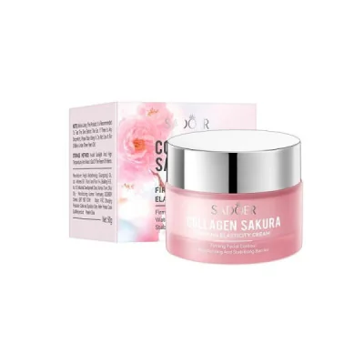Crema Facial Sakura Colágeno Reafirmante 50g.Sadoer paraPiel & Rostro