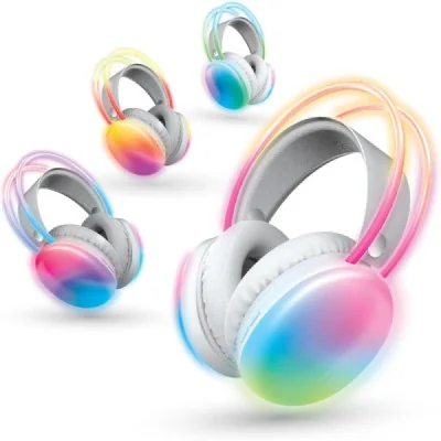 Auriculares Cascos Inalámbricos con Luces LED Multicolor paraAuricu...