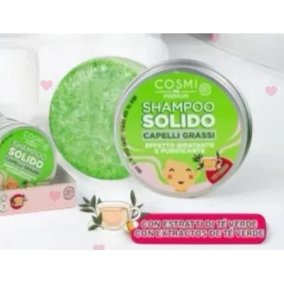 Champú Sólido Té Verde 55gr paraCuerpo