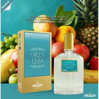 Perfume Eau de Toilette Green Erba Unisex 90ml paraPerfume de Mujer