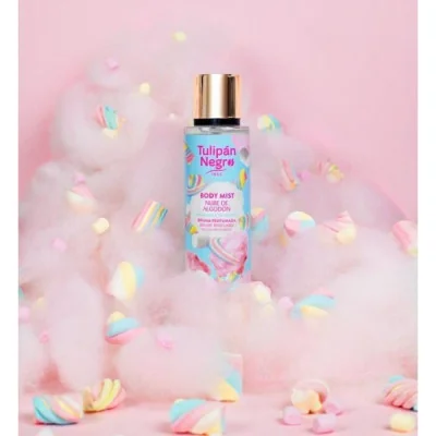 Body Mist Nube de Algodón Tulipán Negro 250ml paraPerfume de Mujer