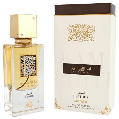 Perfume Eau de Parfum Ana Abiyedh Leather Unisex 60ml Lattafa paraP...