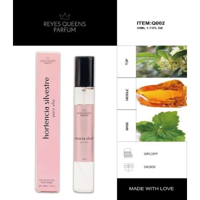 Perfume Eau de Toilette Hortencia Silvestre pour Femme 33ml paraPer...