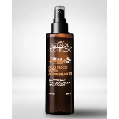 Aceite Seco Super Bronceador 200ml Retinol Complex paraCuerpo