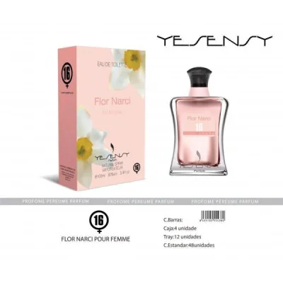 Perfume Eau de Toilette Flor Narci Yesensy Fragancia Floral-Amadera...