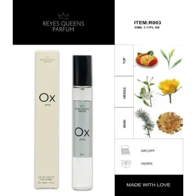 Perfume Eau de Toilette OX Onix Pour Homme 33ml  paraPerfume de Hombre