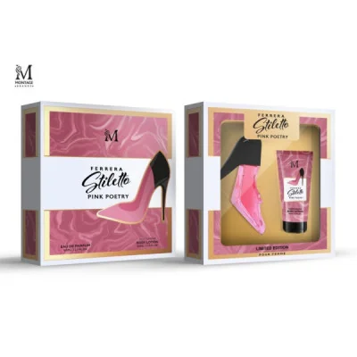 PACK FERRERA STILETTO PINK POETRY POUR FEMME paraPerfume de Mujer