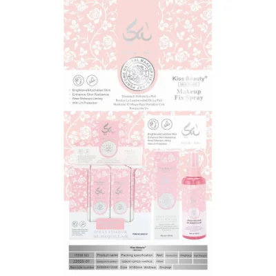 Bruma fijadora Kiss Beauty paraPiel & Rostro