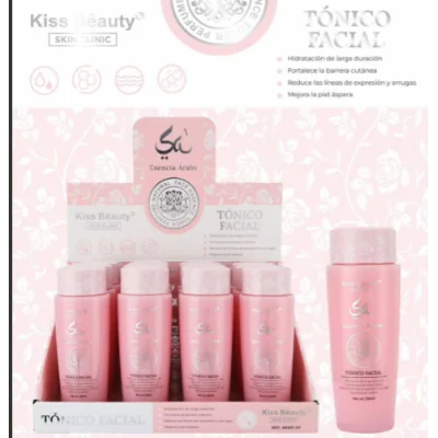 Tónico Facial Esencia Árabe Kiss Beauty 250ml  paraPiel & Rostro
