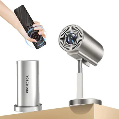 Proyector Inteligente Inalámbrico WiFi + Bluetooth con Cabezal Ajus...