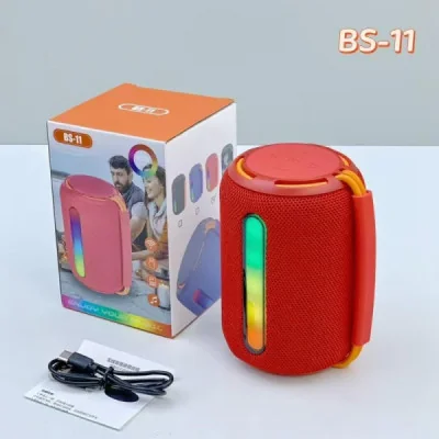 Altavoz Bluetooth Portátil BS-11 con Luces RGB y Sonido Envolvente ...