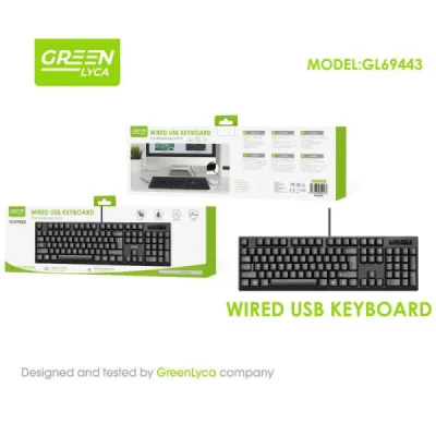 Teclado USB para Oficina  paraTeclado y Ratón