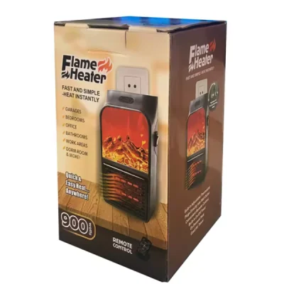 Calefactor Eléctrico Portátil Enchufable 1000W 110-220V con Mando a...