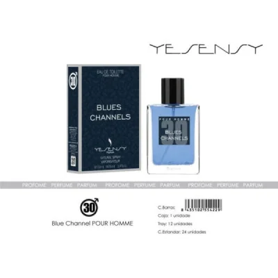 Perfume EAU DE TOILETTE BLUES CHANNELS POUR HOMME 100ML. YESENSY pa...